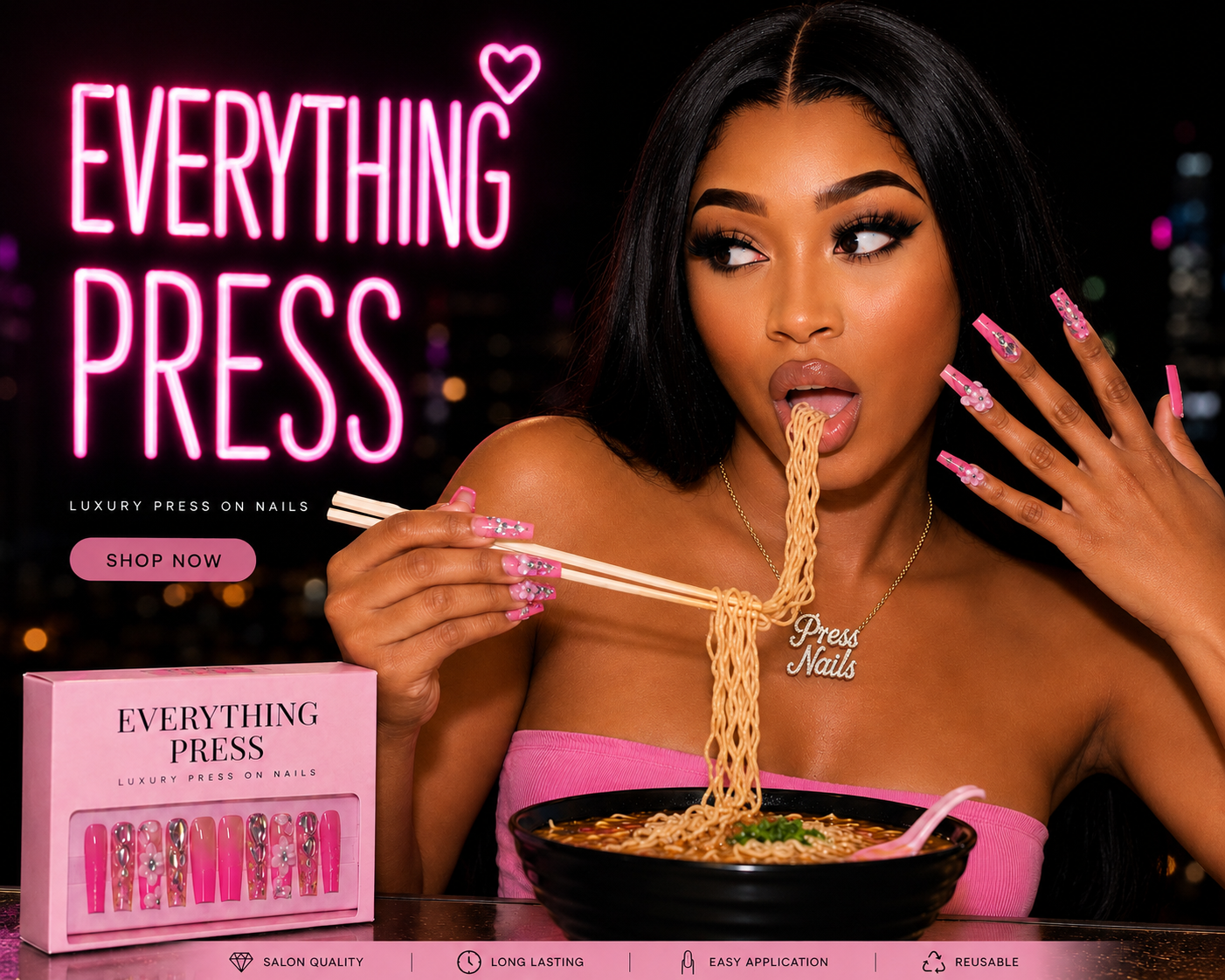 Surprise Her Press on Nail Set